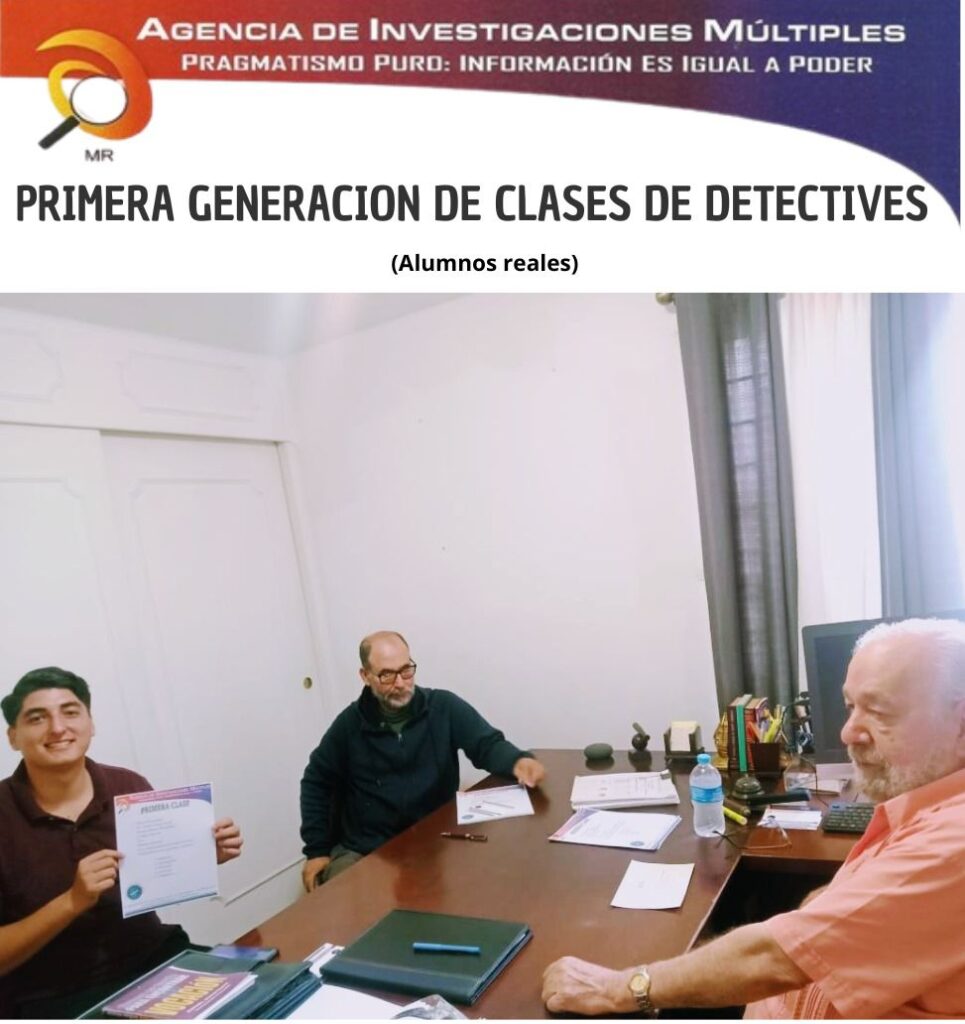 Primer generacion de clases para detectives